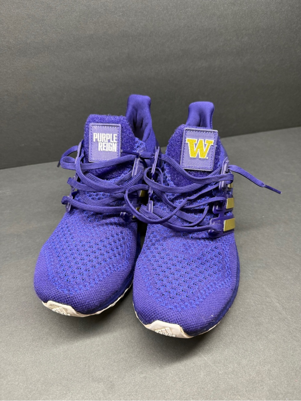 adidas Washington Huskies Purple Boost Label Sneaker Interior